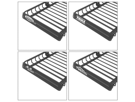RC4WD CHOICE ROOF RACK W/RAILS AND REAR LIGHTS FOR 1985 TOYOTA 4RUNNER HARD BODY