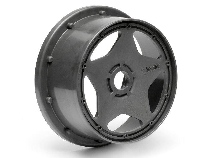 Super Star Wheel Gunmetal Front (120X60Mm/2Pcs/)