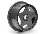 Super Star Wheel Gunmetal Front (120X60Mm/2Pcs/)