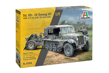 Italeri SD KFZ 10 Demag with LE IG18 & Crew