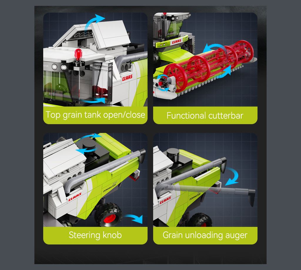 Cada Claas Dominator 370 Combine Harvester - 348 Pcs