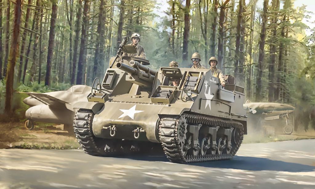 Italeri M7 Priest self-propelled howitzer