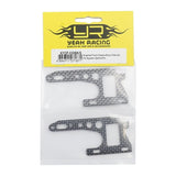 Yeah Racing Graphite Front Chassis Brace Plate Set For Kyosho Optima Pro
