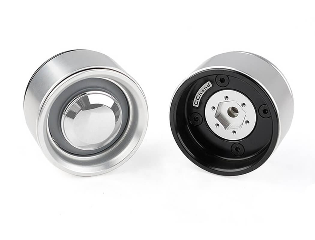 Rc4Wd Steam Roller 1.55  Aluminium Cap Wheels (4)