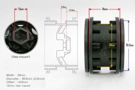 GMADE 2.2 GT BEADLOCK WHEELS (2)