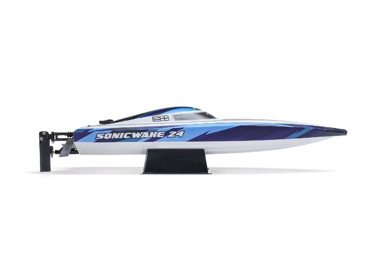 Proboat Sonicwake 24In Self-Righting Brushless Deep-V Rtr, Blue