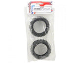 Schumacher Mini Spike 2 Front Buggy Tyres - Silver - 1 Pair