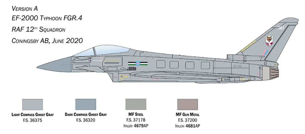 Italeri RAF Eurofighter Typhoon EF-2000