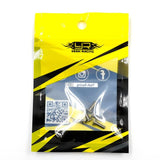 Yeah Racing Titanium Tc4 M3X10Mm High Precision Flat Head Socket Screw 5 Pcs