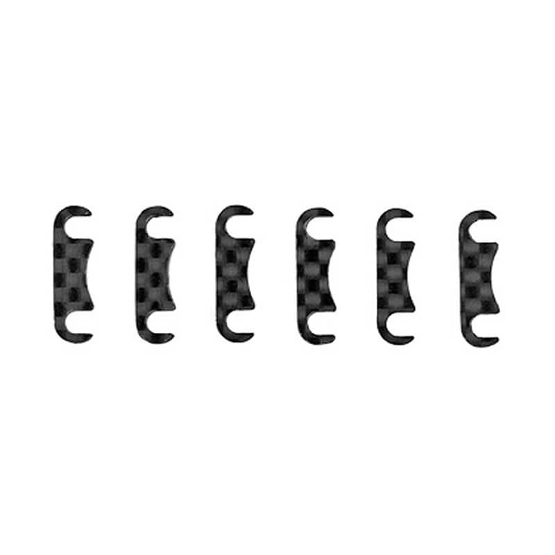 Team Associated Dc10 Ft Carbon Fibre Hub Link Shim Set