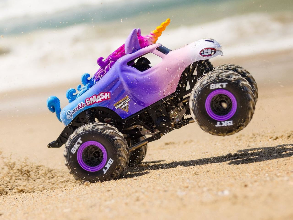 Losi 1/18 Mini Lmt Sparkle Smash 2S 4X4 Rtr Brushed Monster Truck