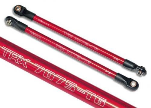 TRAXXAS Push rod (aluminium) (assembled with rod ends) (2) (red)