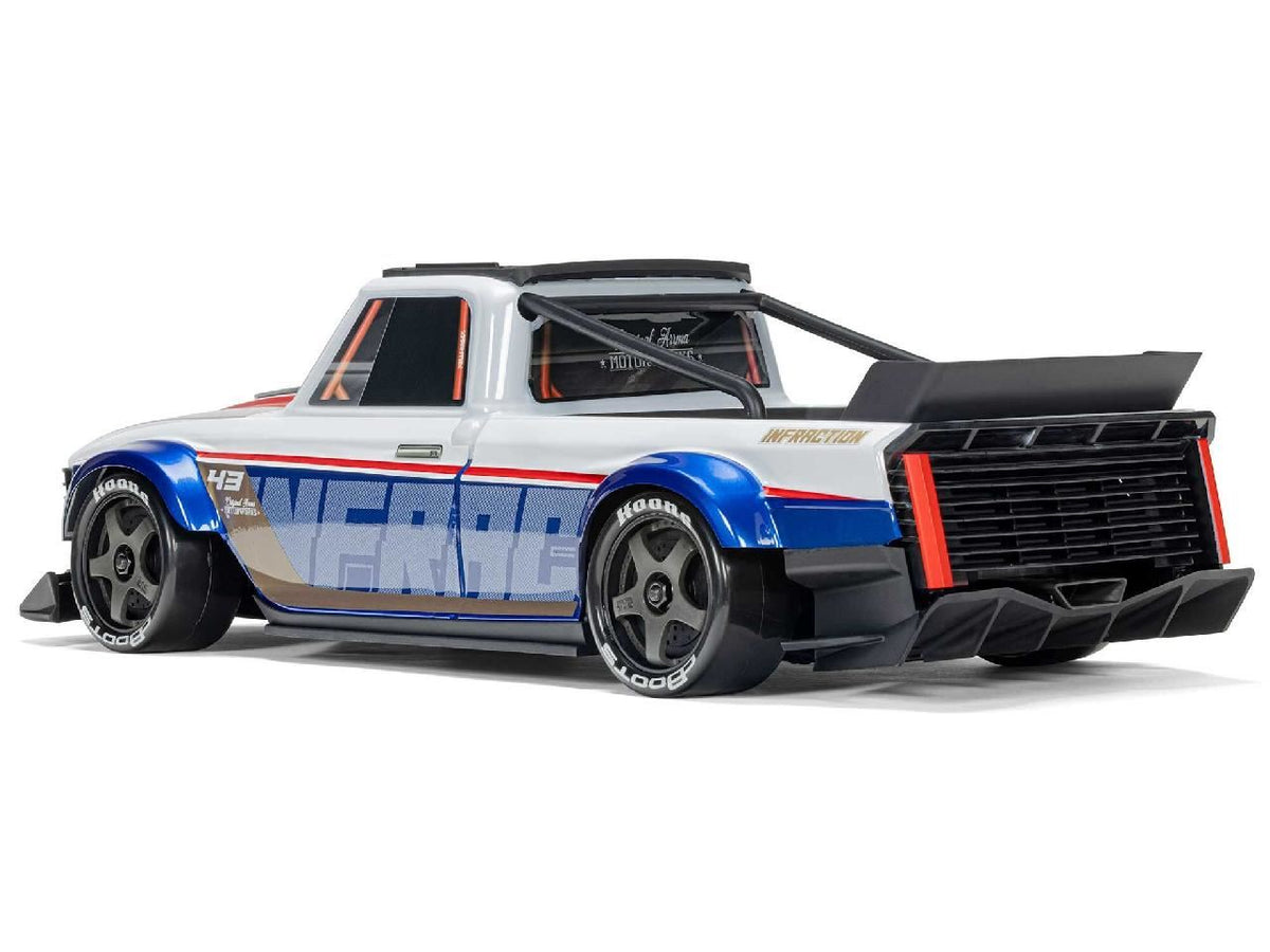 Arrma 1/12 Infraction Grom 3S Blx 4X4 Rtr, Blue/Red