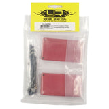 Yeah Racing 1/10 RC Accessory 2-Tiered Rolling Metal Handy Cart Red