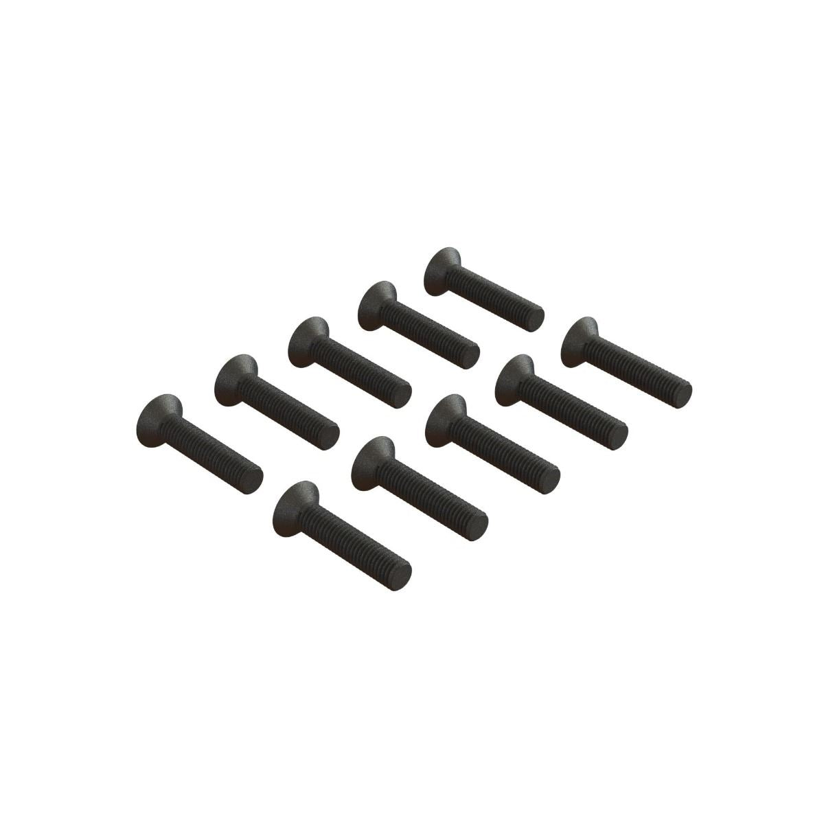 Arrma Flat Head Hex Machine Screw, M3x14mm (10)