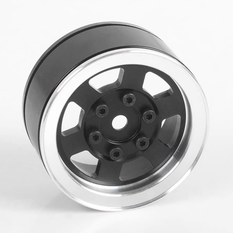 RC4WD SIX-SPOKE 1.55  INTERNAL BEADLOCK WHEELS (BLACK)