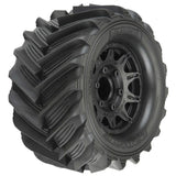 Proline 1/10 Demolisher Front/Rear 2.8In Mt Tires Mounted 12mm Blk Ra
