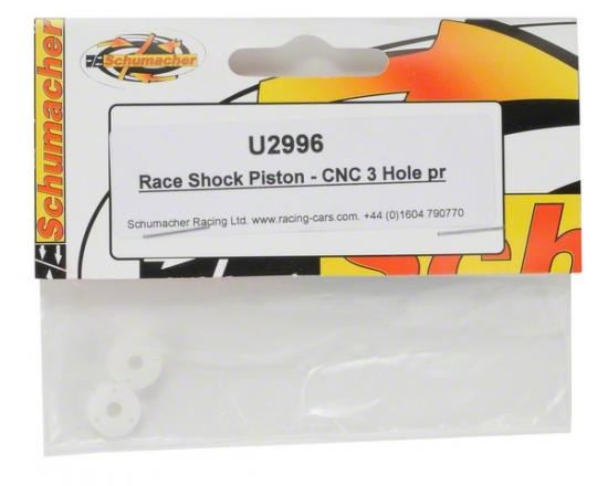 Schumacher Race Shock Piston - Trg 3 Hole (kit std) pr