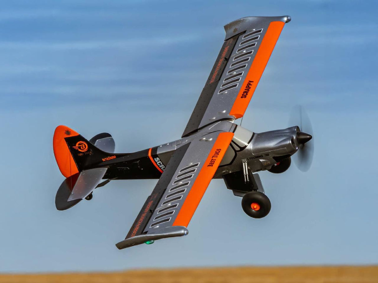 E Flite Micro Scrappy 800Mm Bnf Basic With As3X And Safe Select