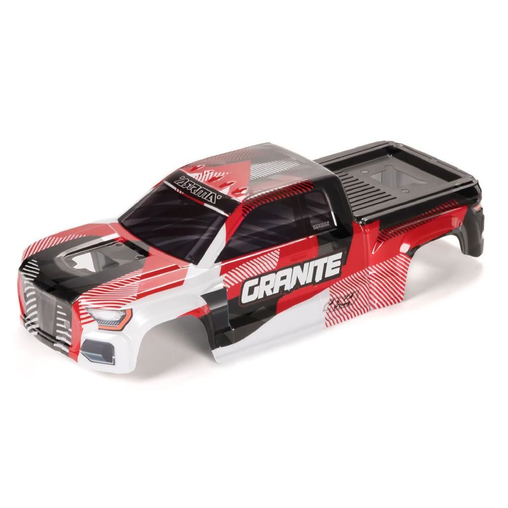 Arrma Granite Clipless Painted Decaled Trimmed Body, Red