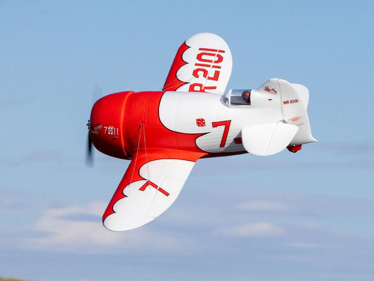 E Flite Gee Bee R-2 1.0M Bnf Basic With As3X+ And Safe Select