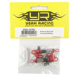 Yeah Racing Aluminum Shock Pair For Axial SCX24 Red