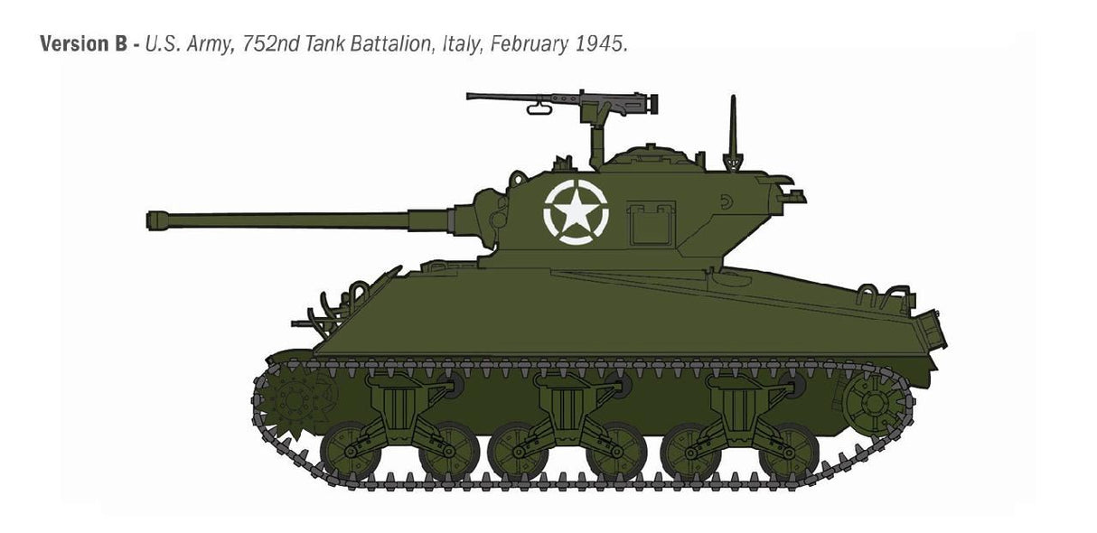 Italeri 1/35 Sherman M4A3 Wet