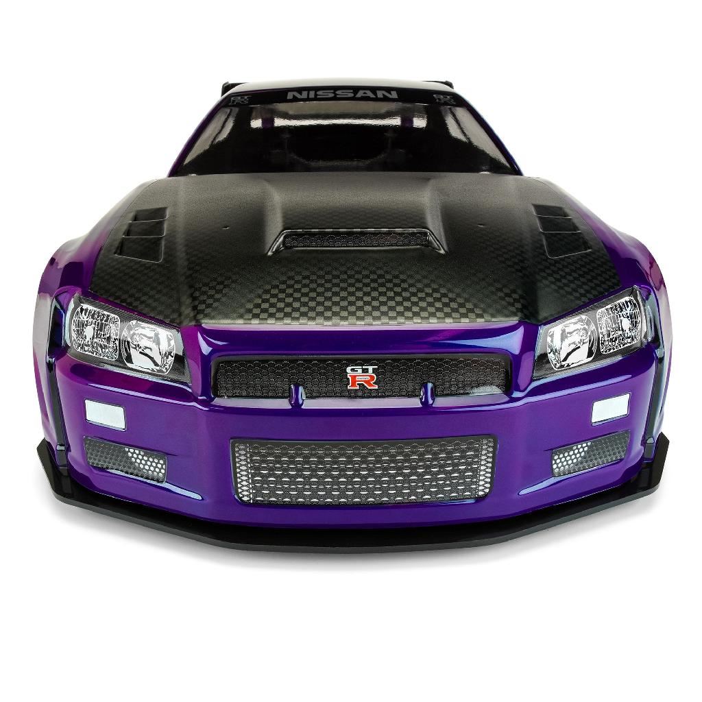 PRM 1/7 2002 Nissan Skyline GT-R R34 Clear Body: ARRMA Infractio