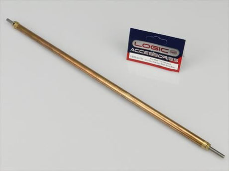 RACTIVE Prop Shaft 11in M4/4mm Stainless Shaft, 8mm dia Brass Tube