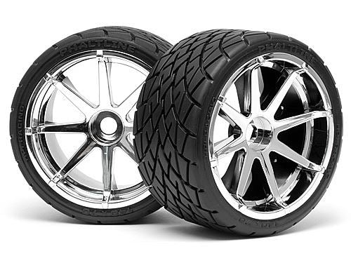 HPI Mounted Phaltline Tire 140X70mm On Blast Wheel Crm