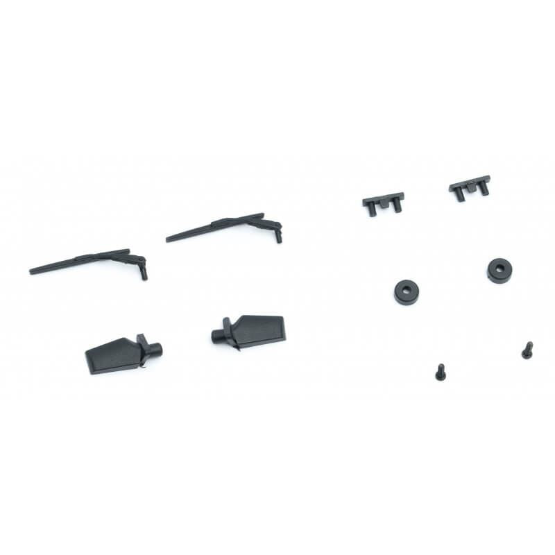 Fms 12481 Rearview Mirror, Wiper And Handle
