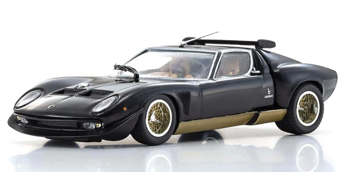 Kyosho 1:43 Lamborghini Miura Svr 1970 Black-Gold