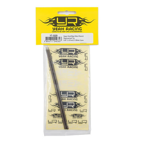 Yeah Racing Super Hard Steel Allen Wrench Replacement Tip 0.05" (1.27mm) X 120mm 2 pcs