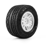 Pro-Line 1/16 Menace Front/Rear Street Tires Mounted 12Mm White Split