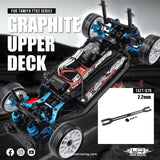 Yeah Racing 2.2Mm Graphite Upper Deck For Tamiya Tt02 Series