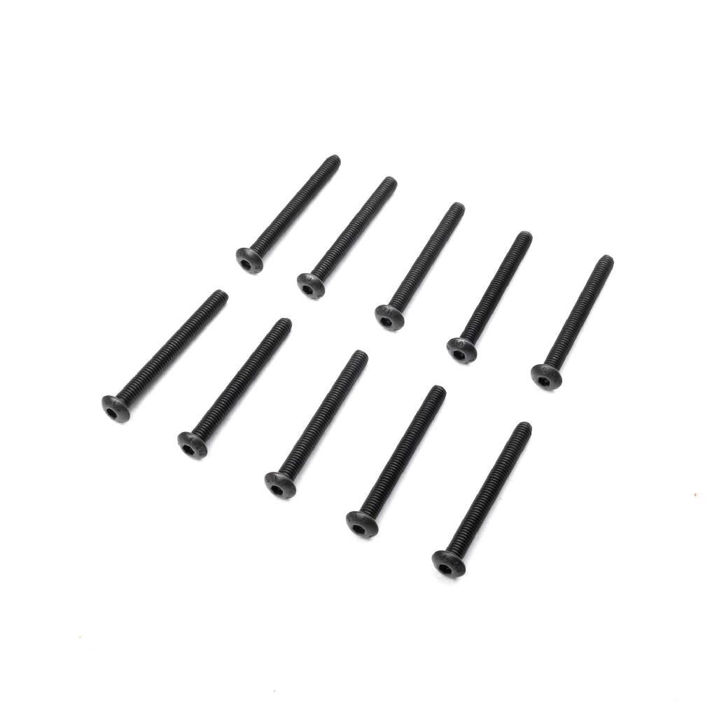 Losi Button Head Screws, M4 X 40Mm Stl (10)