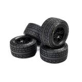 Pro-Line Menace Front/Rear Street Tires Mounted 12Mm Black Split Six