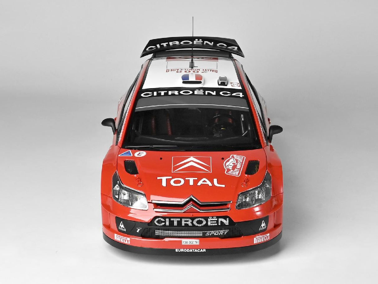 Ixo (Parent) Citroën C4 Wrc 2008 Red 1/8 Scale Full Metal Kit
