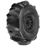 Proline Dumont Sand/Snow Tires Mounted On Raid Black 6X30 Removable