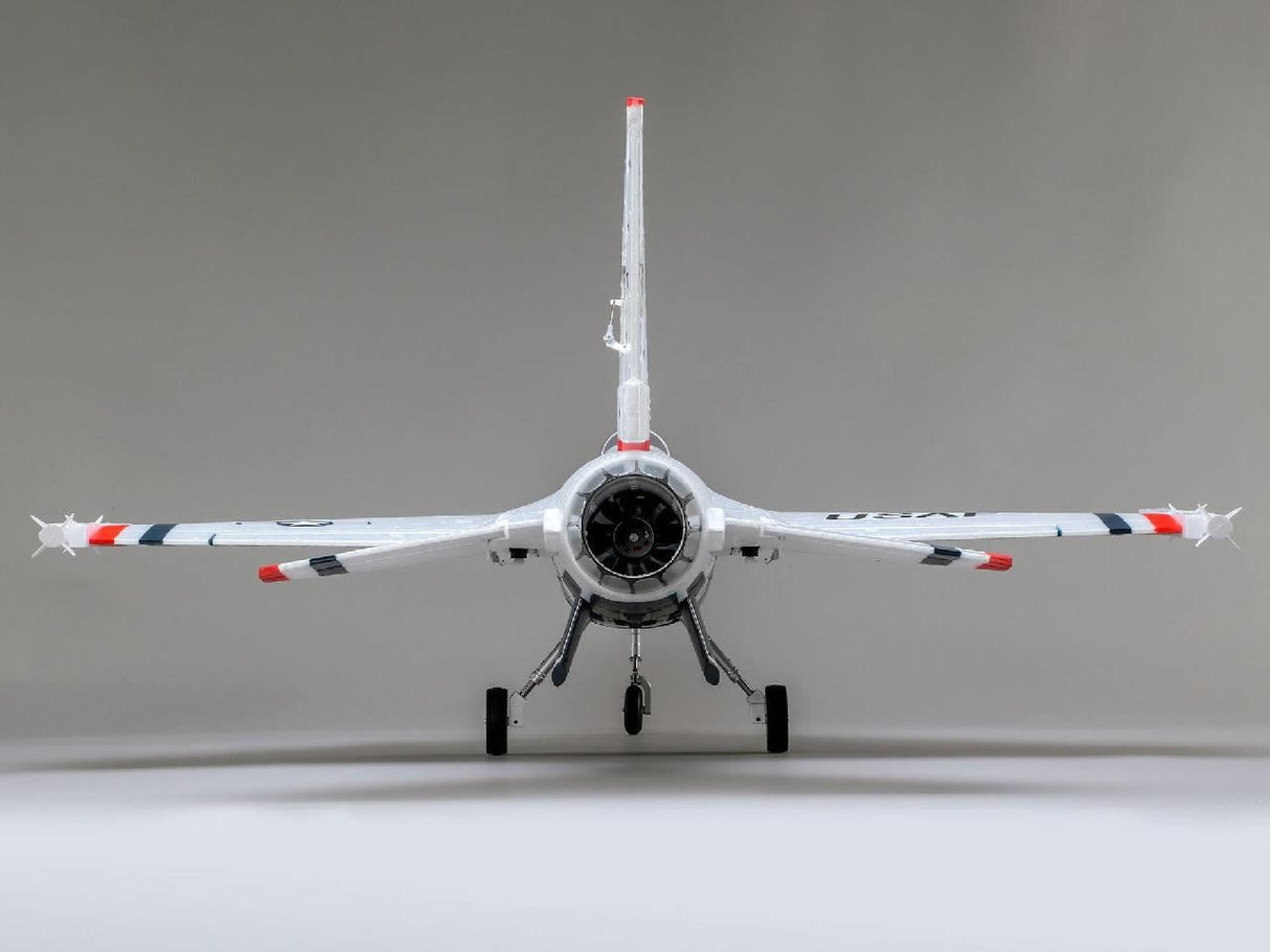 E Flite F-16 Thunderbirds 70mm EDF Jet BNF Basic with AS3X and SAFE