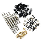 Yeah Racing 133.5mm Wheelbase Steel Link Set For Axial SCX24 Deadbolt