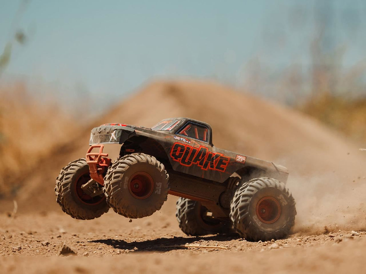 Arrma 1/10 Quake 223S Dsc 2Wd Rtr Brushless Monster Truck, Red
