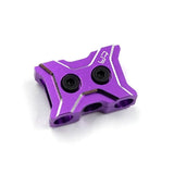 Yeah Racing Aluminum Case 12-14 Gauge Wire Guard Clamp Type A Purple
