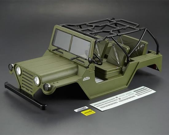 Killer Body Warrior 1/10 Crawler Finished Matte Green Body -