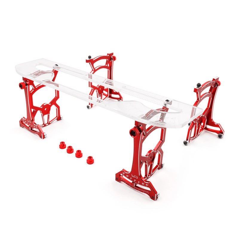 Yeah Racing Universal Set Up System Ver.3 For 1/10 On Road Red