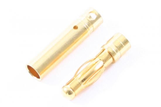 ETRONIX 4.0MM MALE GOLD CONNECTOR (2)