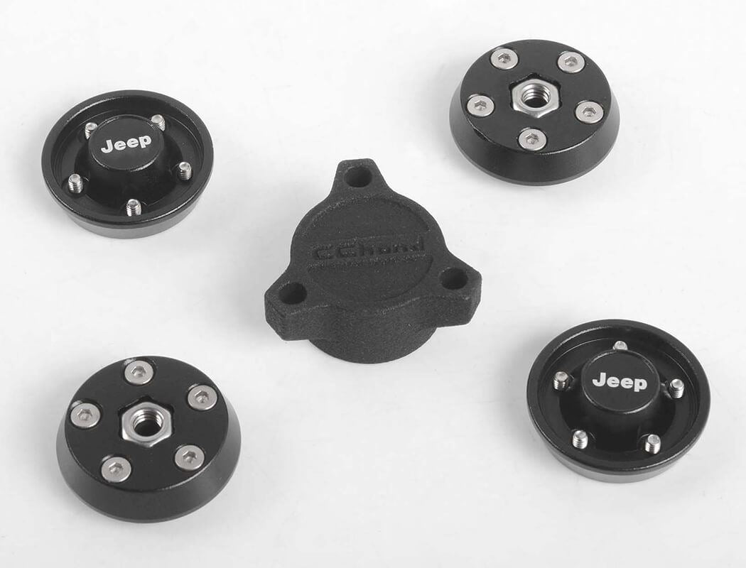 RC4WD OEM XJ 1.9  BEADLOCK WHEELS (GUNMETAL)