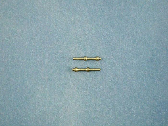 Radio Active 0 Hole Capping Stanchion, Brass 5mm (pk10)