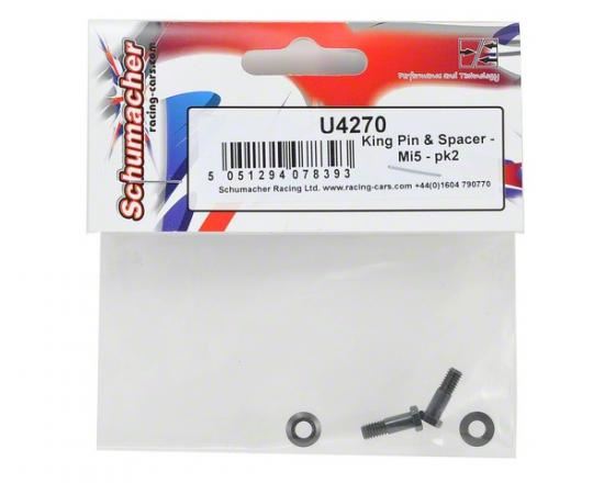 Schumacher King Pin & Spacer - Mi5 - pk2
