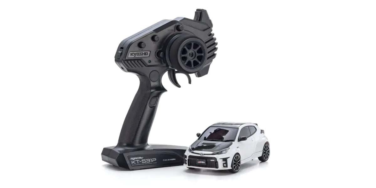 Mini-Z Awd Toyota Grmn Yaris Rally Package White Pearl (Ma020-Kt531P)